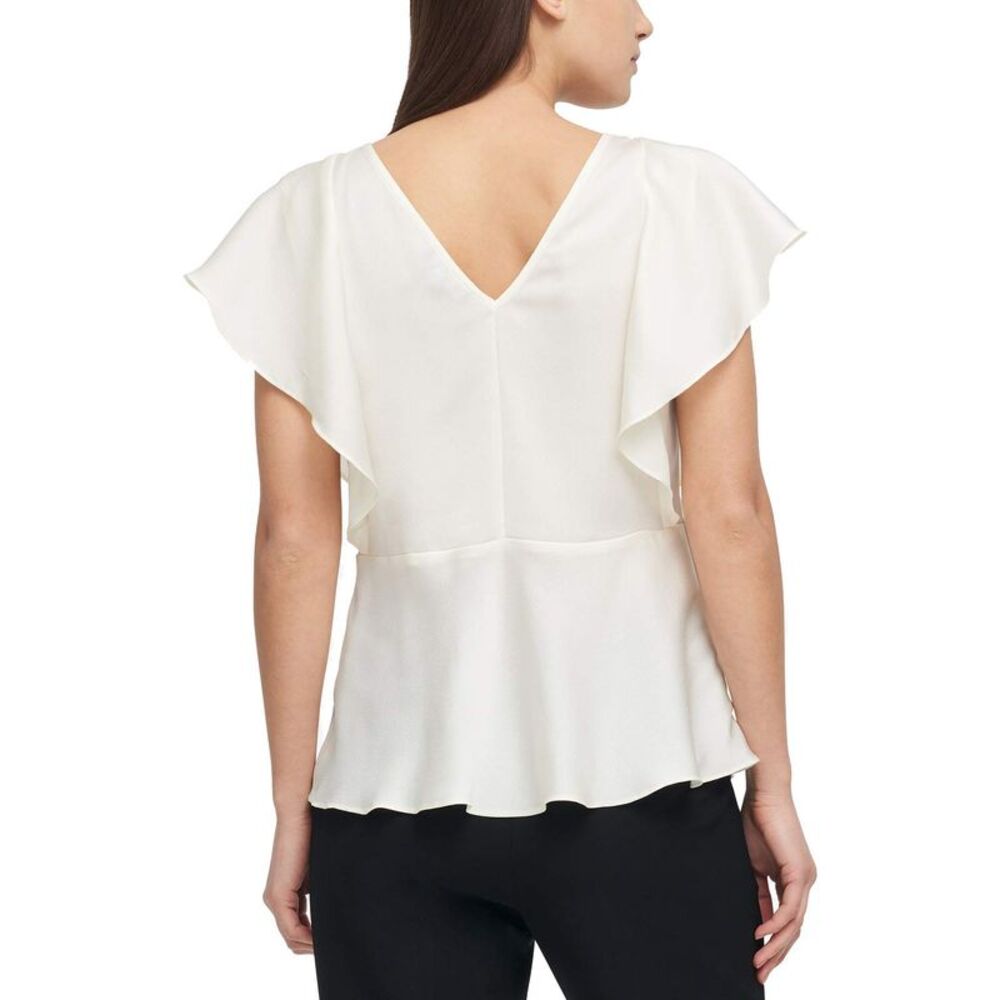 DKNY Ruffled Flowy Top - Picture 4 of 4